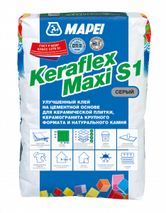 Keraflex Maxi S1, улучшенный эластичный клей на цементной основе, 25кг